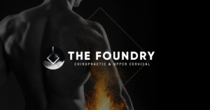The Foundry Logo on male patient's back