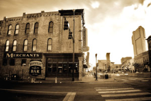 Nashville street muted color image